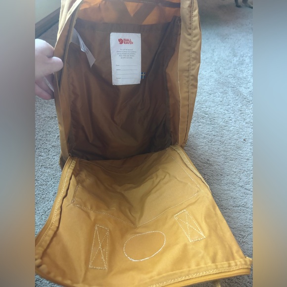 Fjallraven Kånken Yellow Backpack